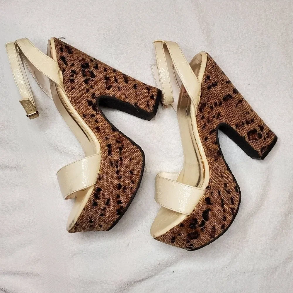 Red Circle Leopard Chunky Platform - Picture 13 of 14